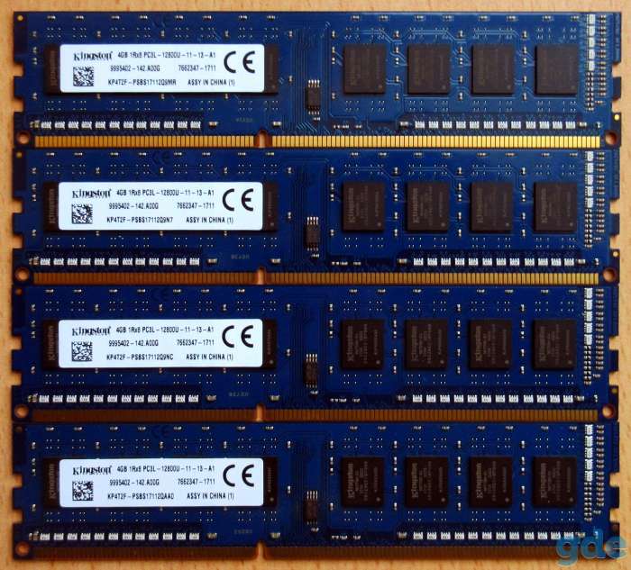 Новая оперативная память DDR3 4 Гб, фотография 1