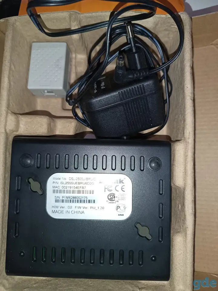 Продам ADSL2+ маршрутизатор D-Link DSL-2500U, фотография 2