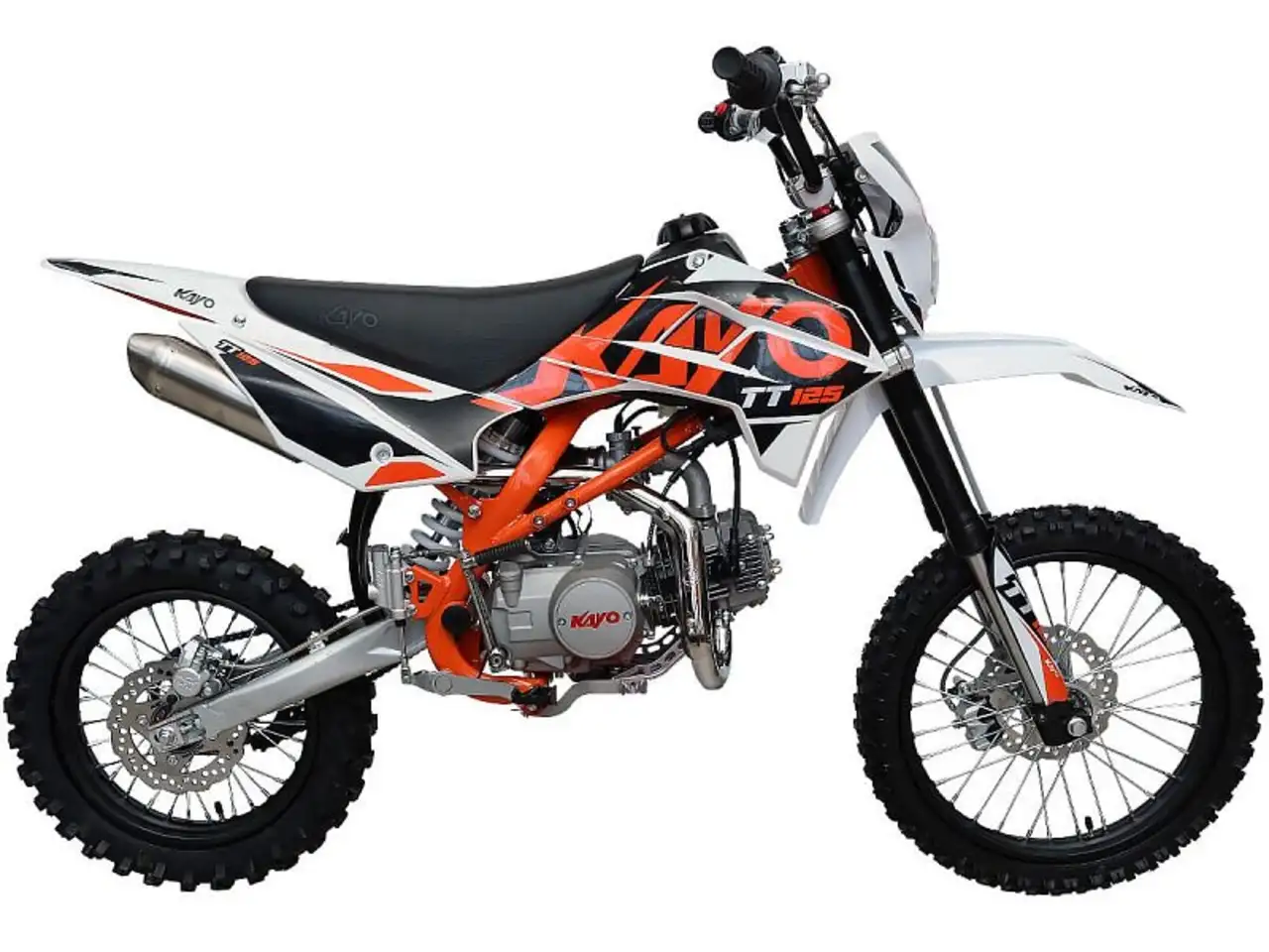 Питбайк kayo basic k125 17/14 krz (механ. сцепл., кикстартер, 2024 г.), фотография 1