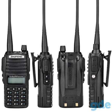 Рации Baofeng UV-82 2шт, двух диапазонные радиостанции аккумулятор зарядное антенна, фотография 1