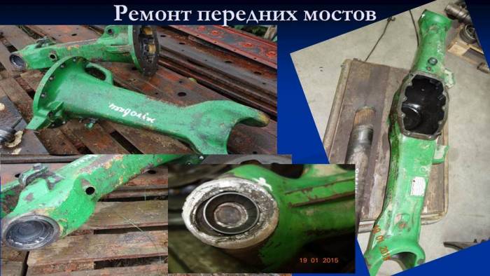 Ремонт картеров передних и задних мостов тракторов, фотография 1