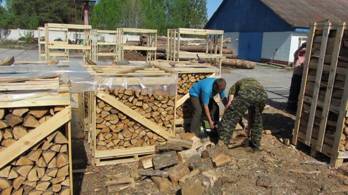 дрова колатые, фотография 1