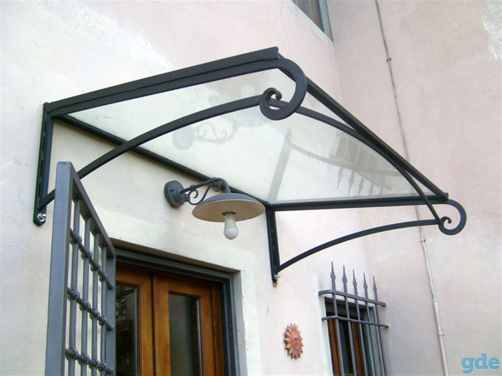 Козырьки над крыльцом и навесы под заказ, фотография 2