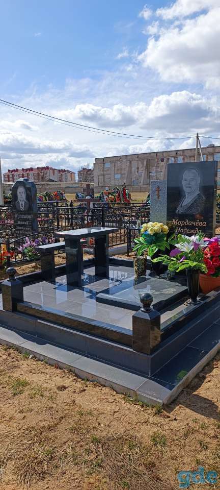 ПАМЯТНИКИ. Благоустройство мест захоронения. Ритуальные услуги. Низкие цены. Рассрочка., фотография 2