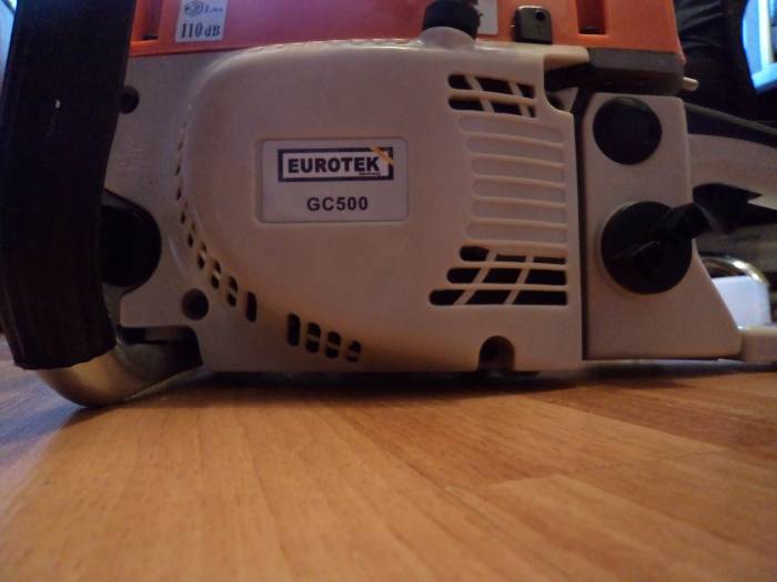Бензопила Eurotek 3,8/5,2HP, фотография 4