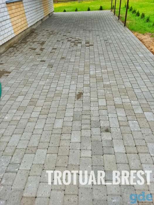 Укладка тротуарной плитки, фотография 13