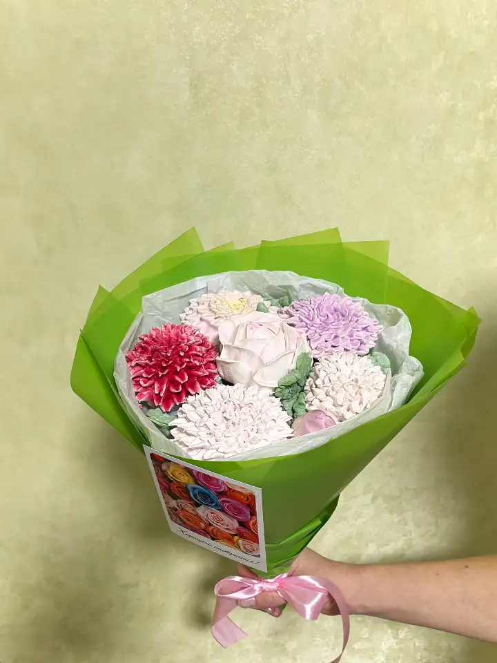 Зефирный букет, фотография 8
