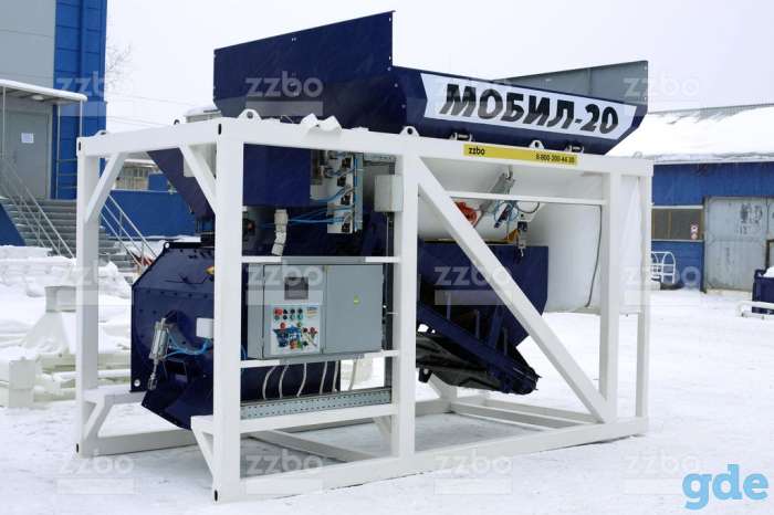 Бетонный завод Мобил-20 Цена 25 534 USD, фотография 1
