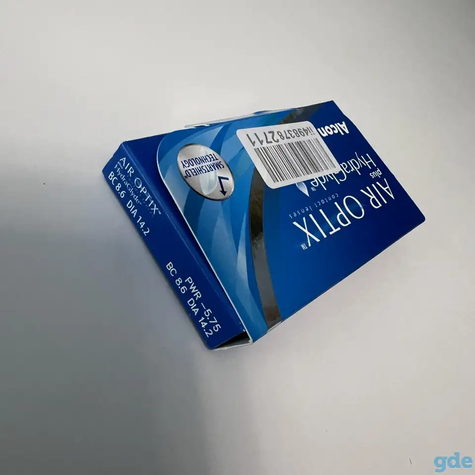 Alcon Контактные линзы AIR OPTIX plus HydraGlyde 6 шт./ сила -5,75, фотография 2