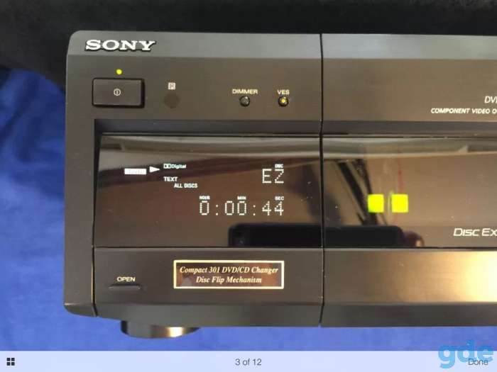 DVD-Player на 301 диск Sony DVP-CX860, фотография 2