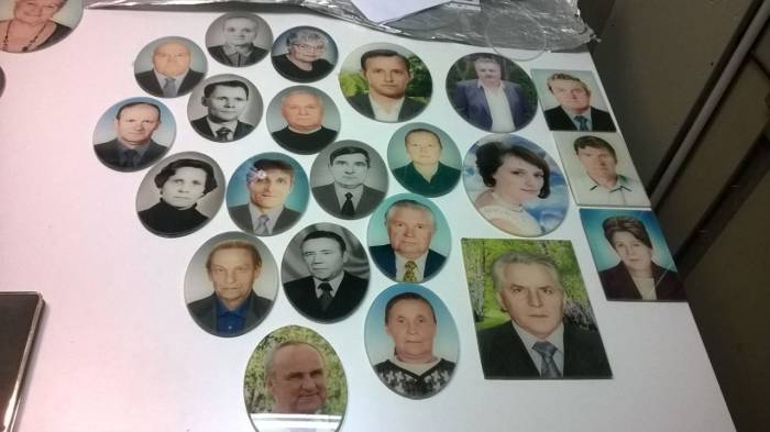 Медальоны на памятник из стекла 