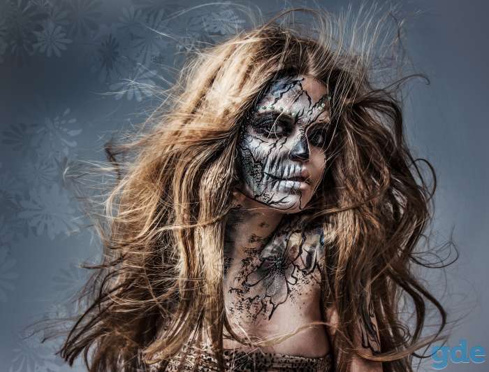 Аквагрим на Halloween, фотография 1