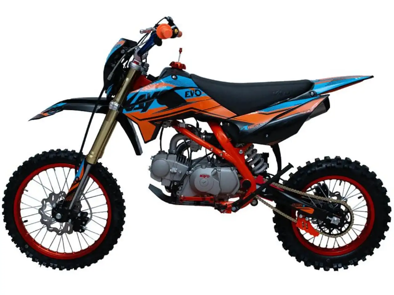 Питбайк kayo evolution k125em 17/14 krz (механ. сцепл., эл. стартер 2024, фотография 2