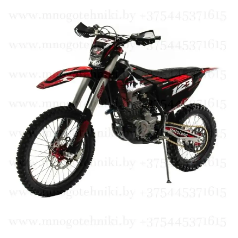 Мотоцикл кросс motoland xt 250 st 21/18 (172fmm-4v) красный, фотография 1