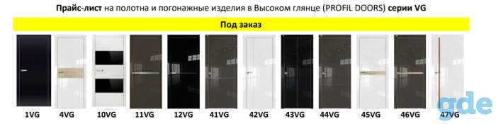 Двери серии VG, фотография 1