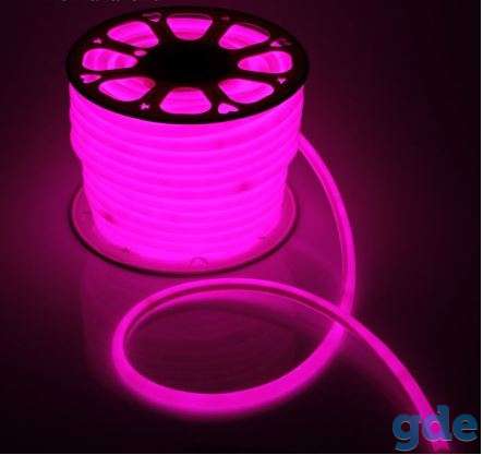 Гибкий неон круглый D 16 мм, 25 м. LED-120-SMD2835, 220 V, фотография 5
