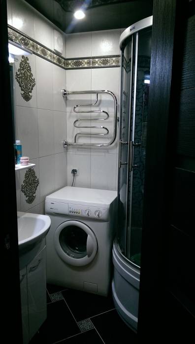 Санузел под ключ, укладка плитки, фотография 1