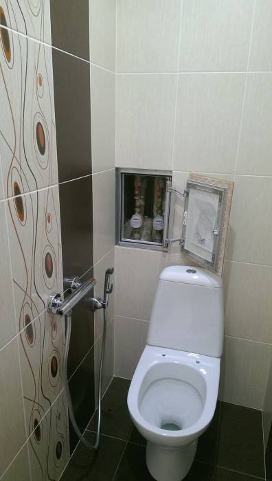 Санузел под ключ, укладка плитки, фотография 5