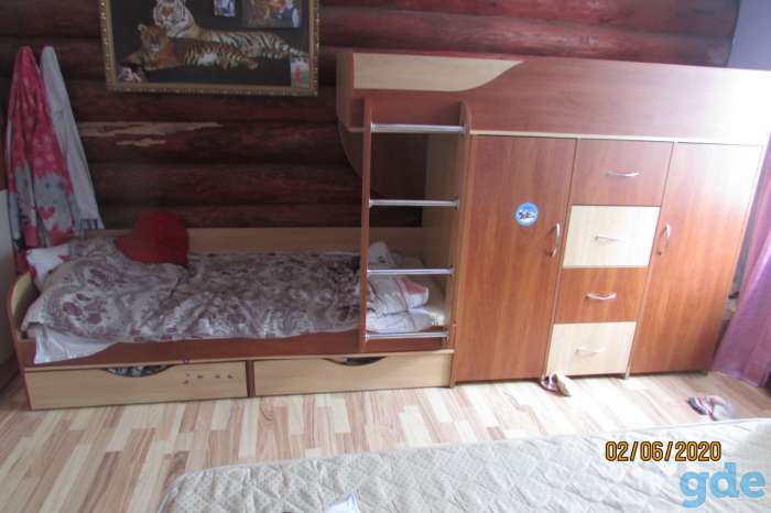 Продам  кровати со встроинным шкафом, фотография 3