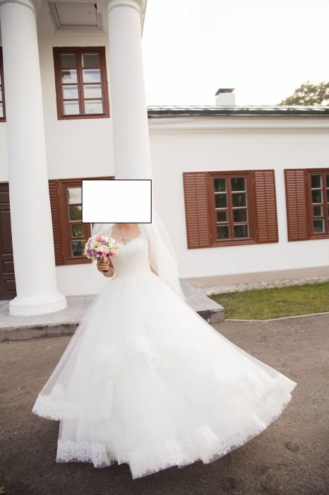 Волшебное свадебное платье 42-48р-р, фотография 4