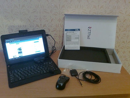 планшет+GPSнавигатор+чехол с клавиатурой, фотография 1