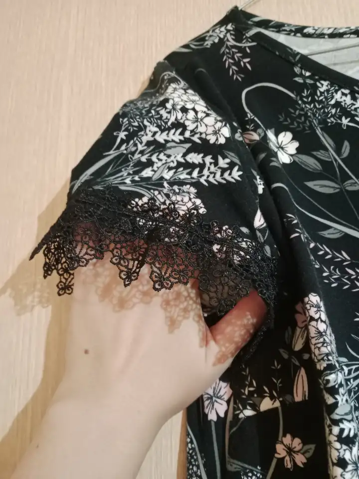 2 новых платья синее и чёрное, кружево 44-48 р-ра 96 хлопок от Dorothy Perkins, фотография 9