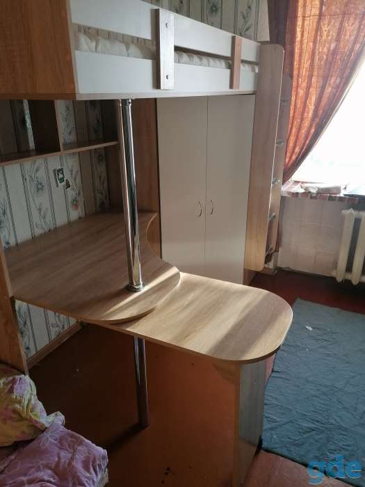 Продам кровать-чердак +матрас, фотография 1