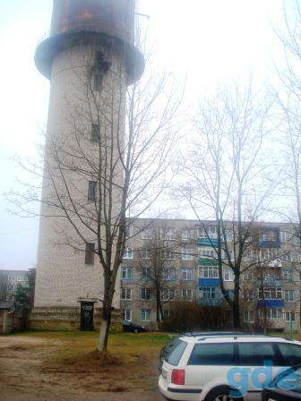 Здание водонапорной БАШНИ в городе Вилейка, фотография 1