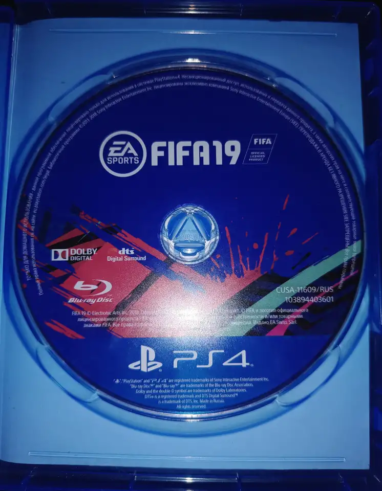 Диск игровой FIFA 2019 для приставки Sony PS4, фотография 1