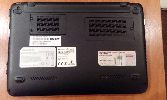 Продам Нетбук Gigabyte Q1000C-12FSBY-00, фотография 6