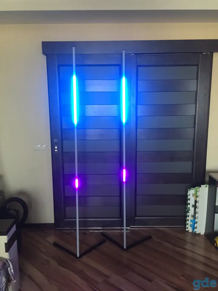 2 по цене одного. 2 RGB торшера по 2 метра, фотография 2
