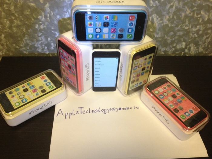 Продам iPhone 5C 32Gb(6 штук)., фотография 1