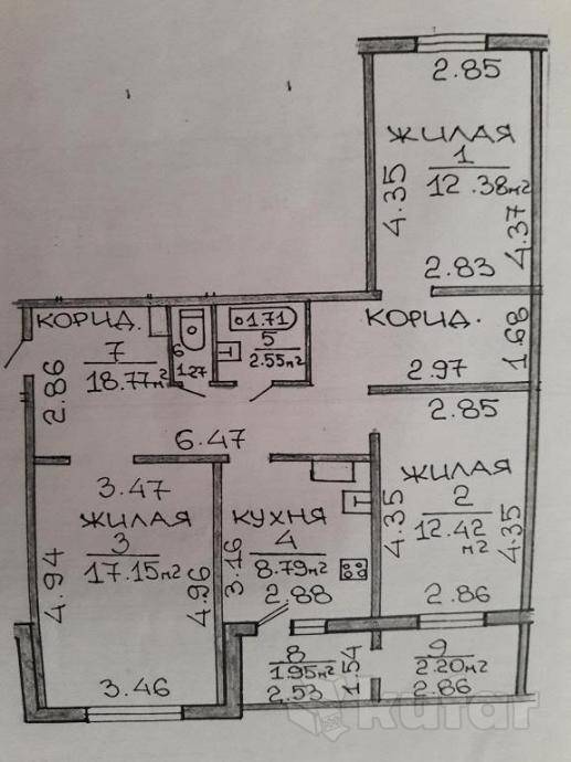 СРОЧНО продам 3-х комнатную на Ритме, Строителей, фотография 1