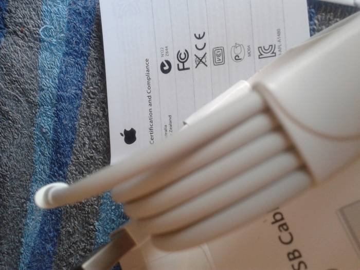 Оригинальный кабель APPLE Lightning USB cable 5.5. 1м/.8мм, фотография 2