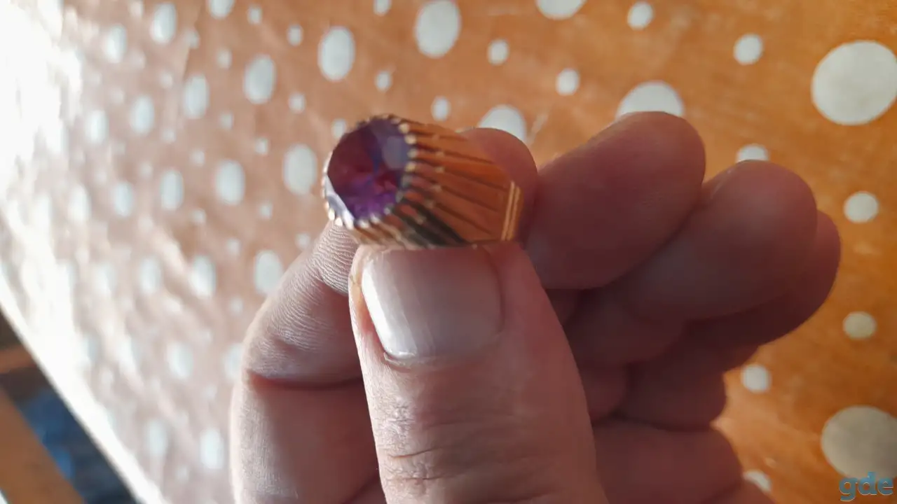 Кольцо золотое, фотография 1