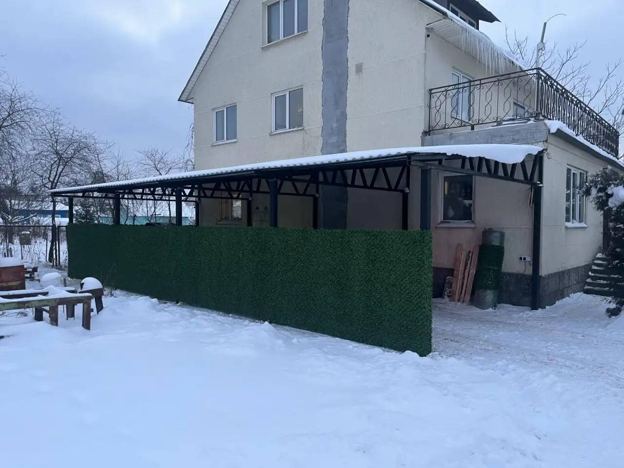 Калифорнийское полотно. Зеленый забор, фотография 9