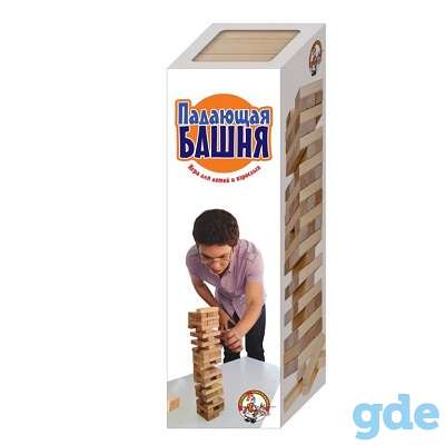Падающая башня (Jenga)- игра для детей и взрослых, фотография 1