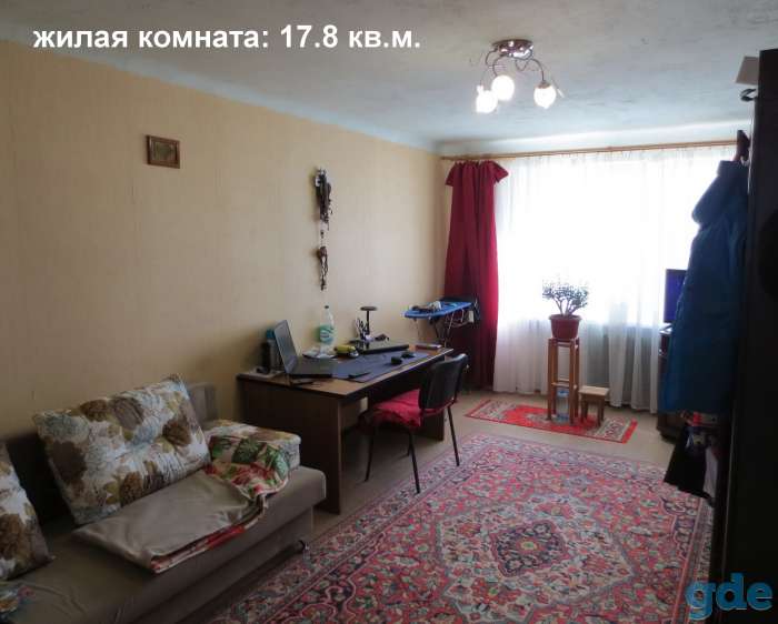 Комната в трехкомнатной квартире,аг.Гатово, фотография 2