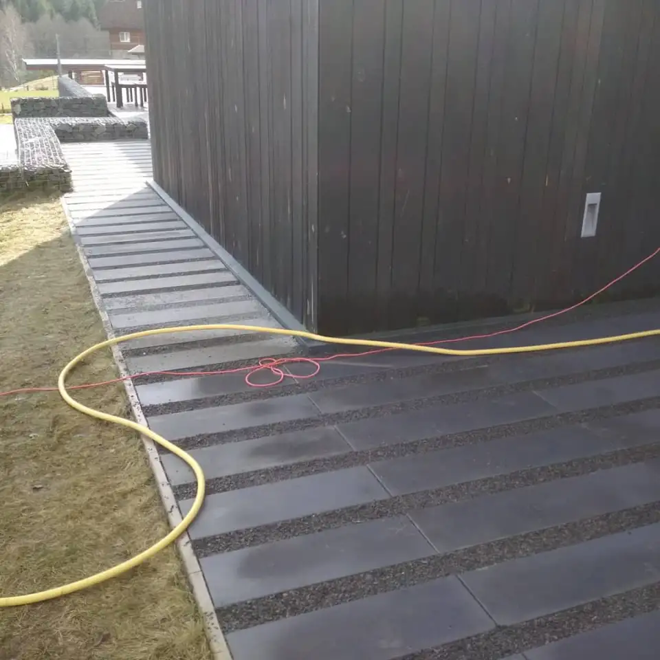 Укладка тротуарной плитки, благоустройство территории, ландшафтный дизайн, отмостка, дорожки, стоянки, тротуары, борта,, фотография 2