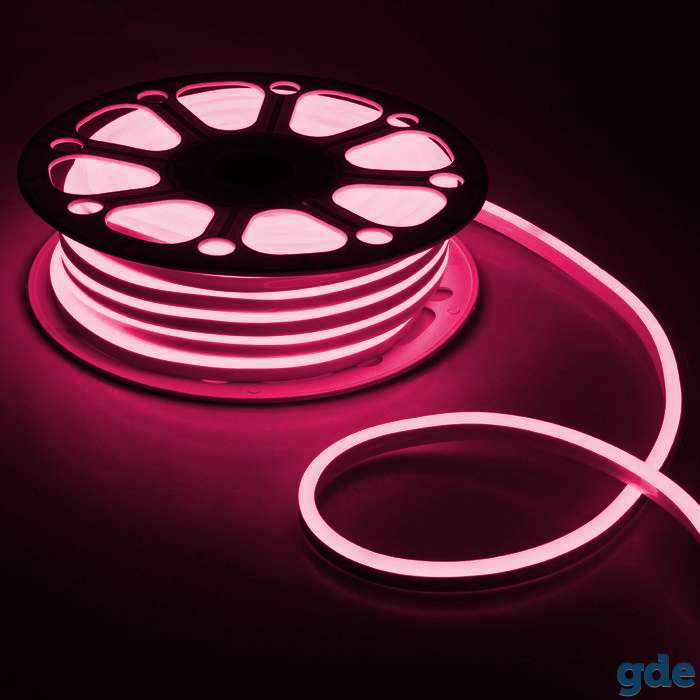 Гибкий неон двухсторонний 8 х 18 мм, 25 метров LED-120-SMD2835, 220 V, фотография 3