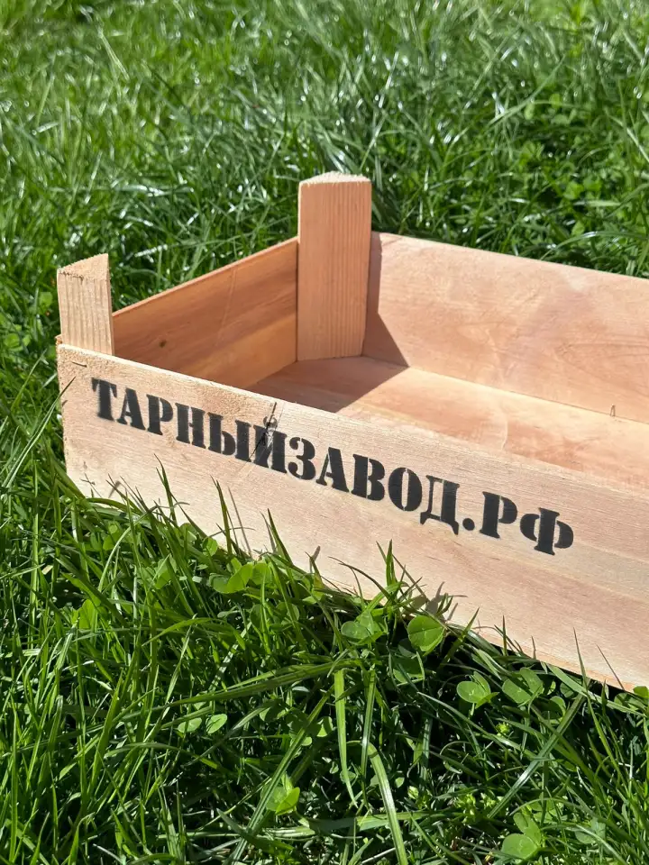 Деревянная тараконтейнера для яблок, фотография 5