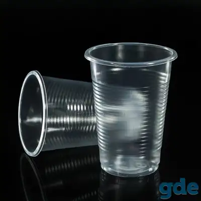 Стакан 200мл прозрачный эконом, от 100шт, фотография 1