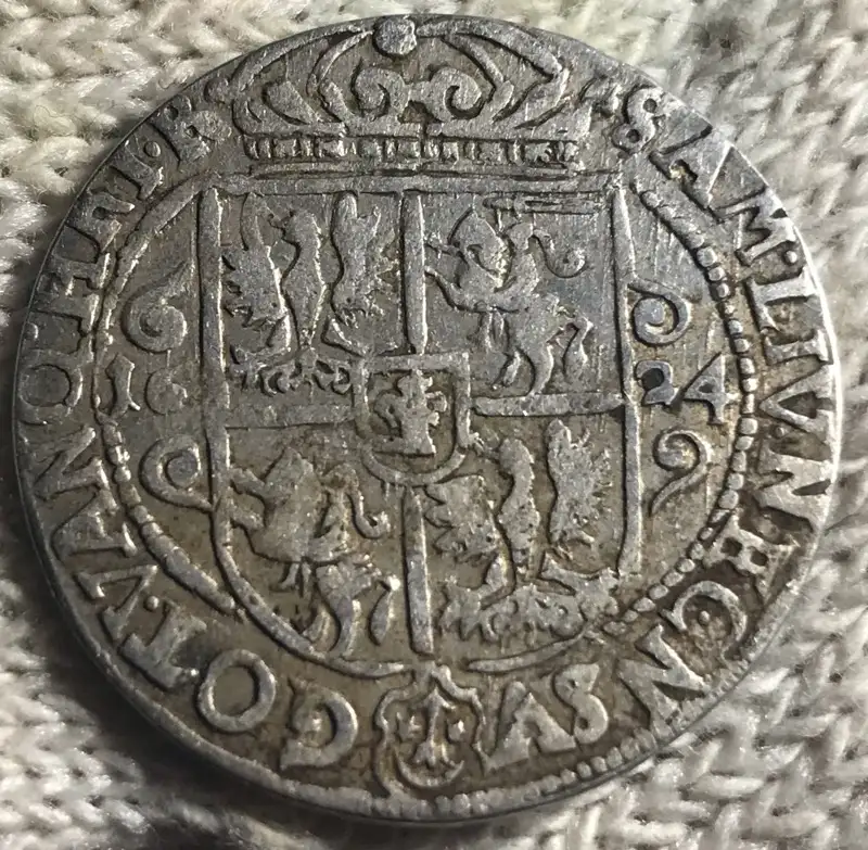 Монета орт 1624, фотография 2