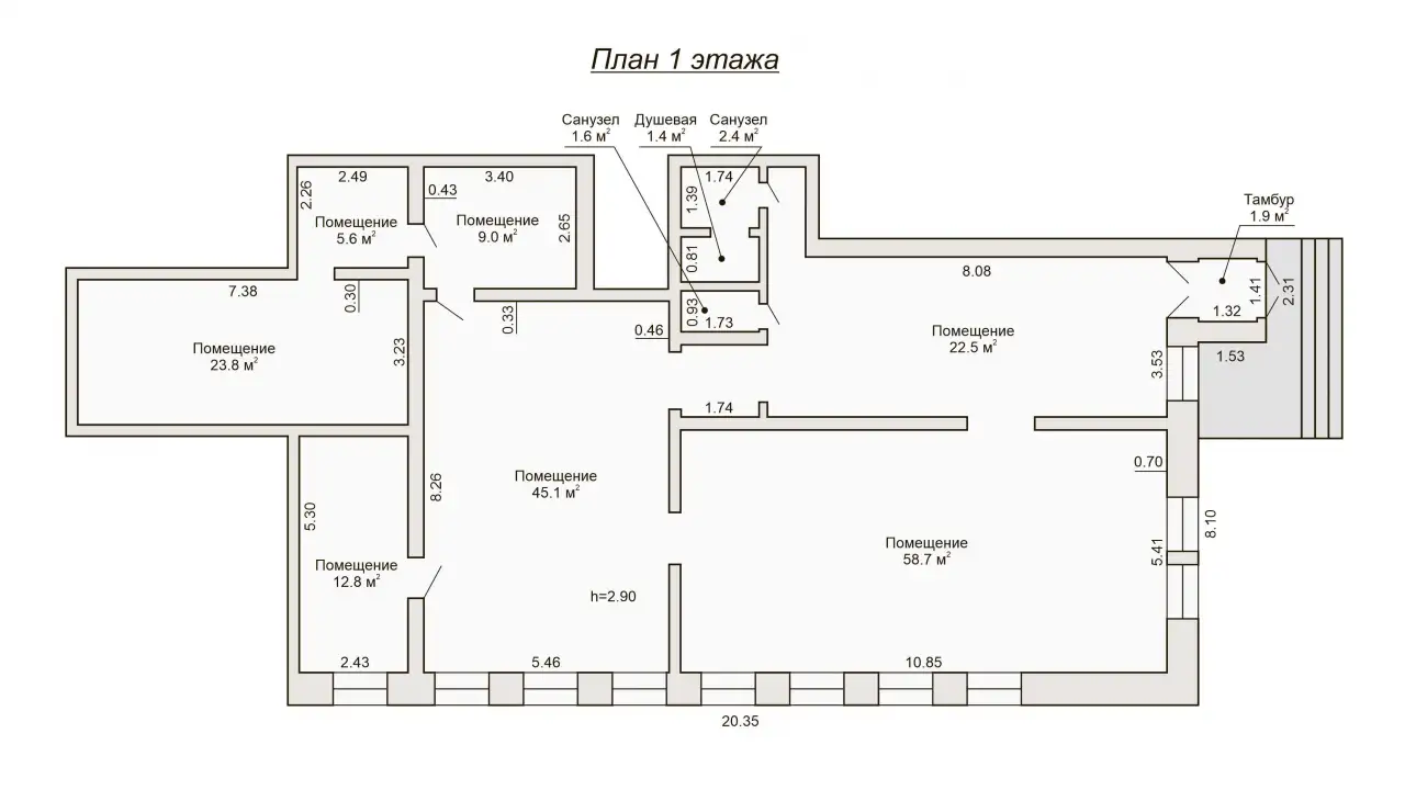 Капитальное коммерческое здание в центре г. Смолевичи, фотография 5