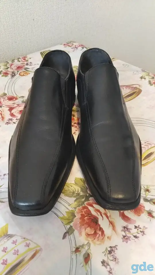 Муж. туфли из натур. кожи. Австрия. 43-43,5 р-р, фотография 1