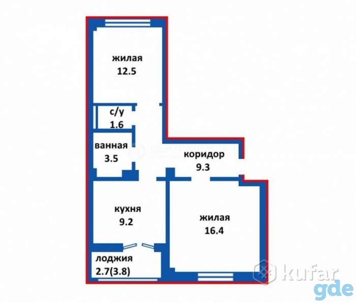 Продается светлая и уютная 2-х комнатная квартира, ул. Зеленая д 2Г, фотография 4
