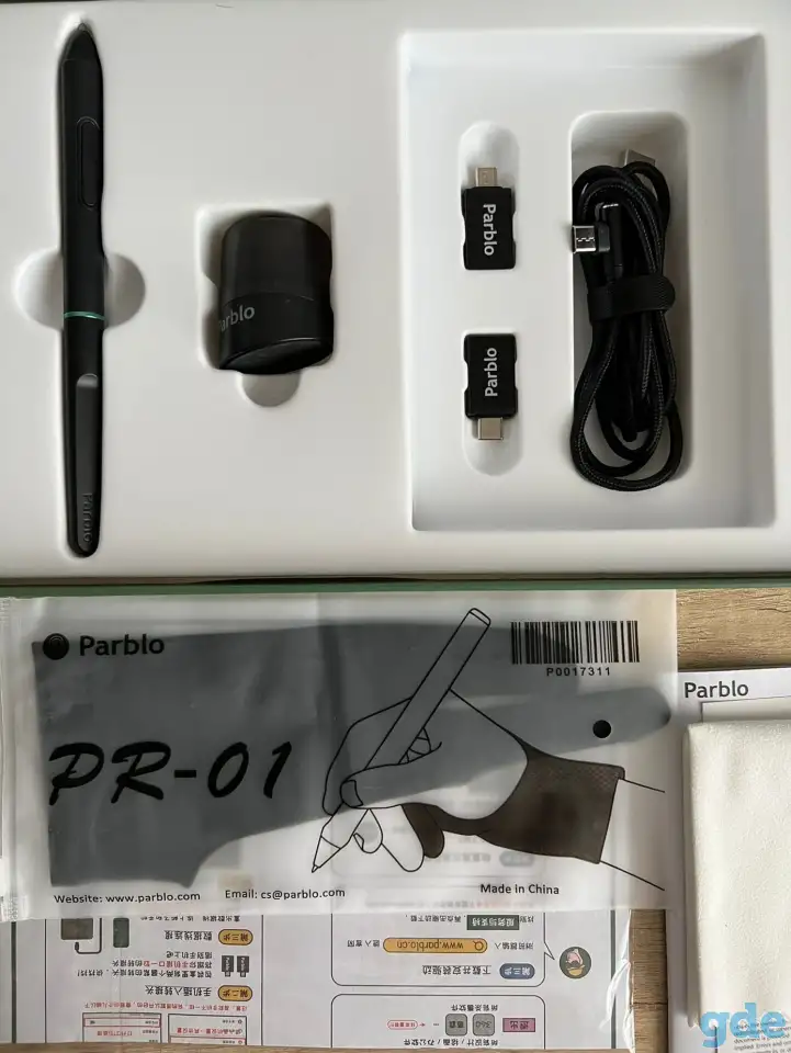 Графический планшет Parblo Intangbo S (черный), фотография 4