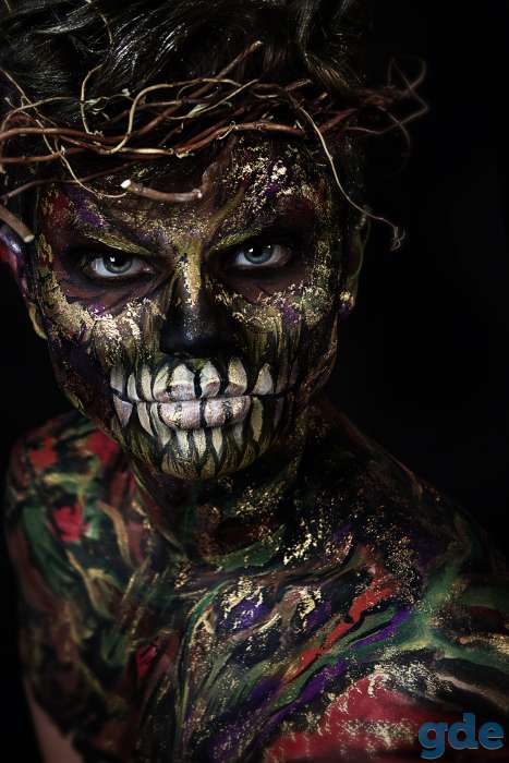 Аквагрим на Halloween, фотография 9