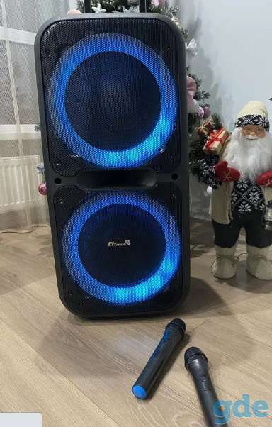Продам Eltronic 20-05 dance box 500 минск беспроводная колонка с 2 радиомикрофонами, фотография 1