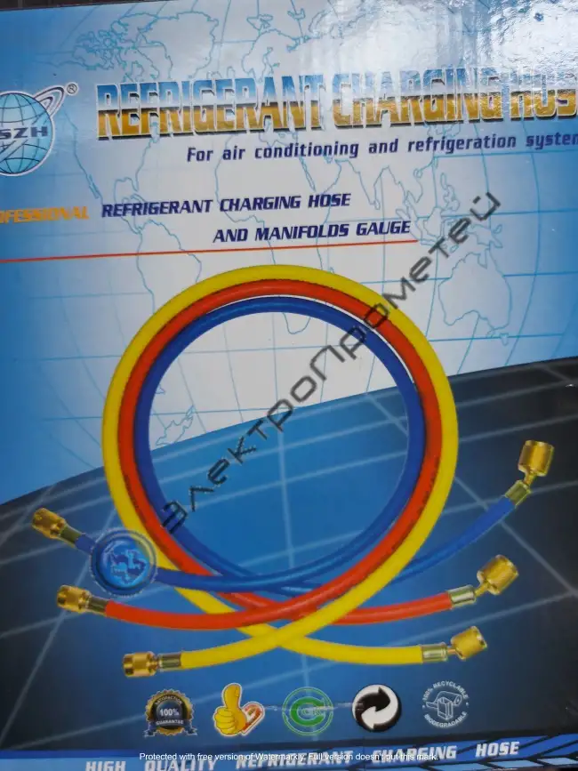 Комплект шлангов 72-180см CT-372-RUB-P 600psi3000psi, фотография 1